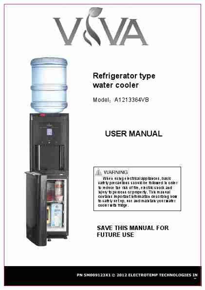 Genuine Joe Water Cooler 22552 Manual-page_pdf